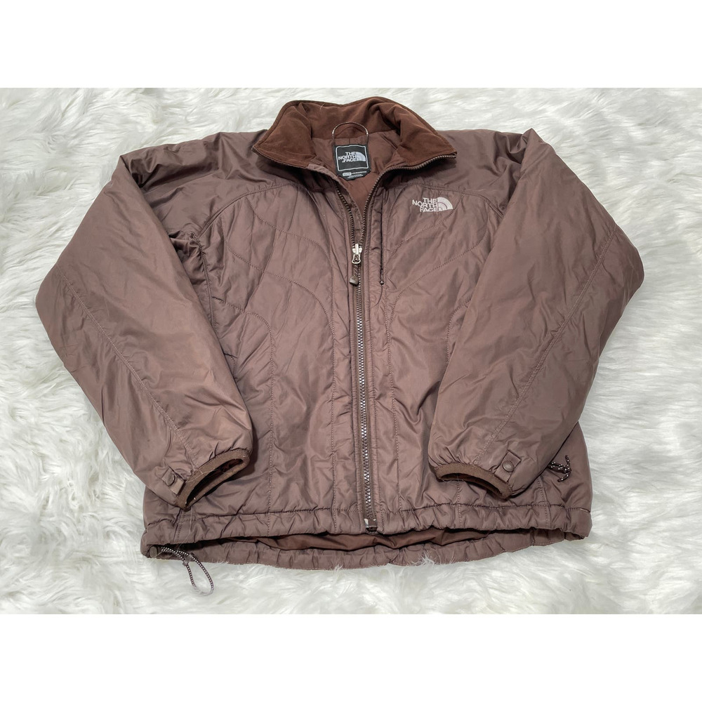 The North Face Redpoint Insulated Primaloft Size XS Brown Jacket Quilted Nylon